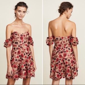For Love and Lemons Botanical Mini Dress